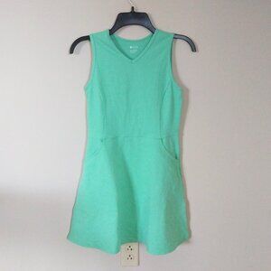 Zella Kid's Sporty Dress in Green Katydid Size 14/16